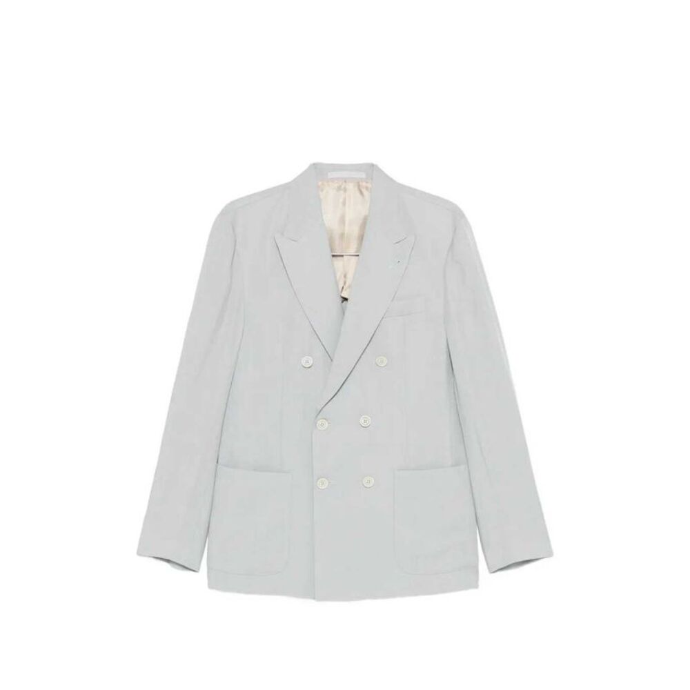 Eleventy Men Double-Breasted Linen Suit